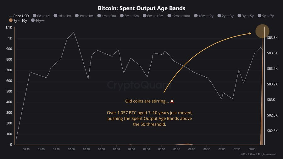Somnoly Bitcoin Scent de 10 años: 1,000 BTC se mudó, ¿qué sigue?
