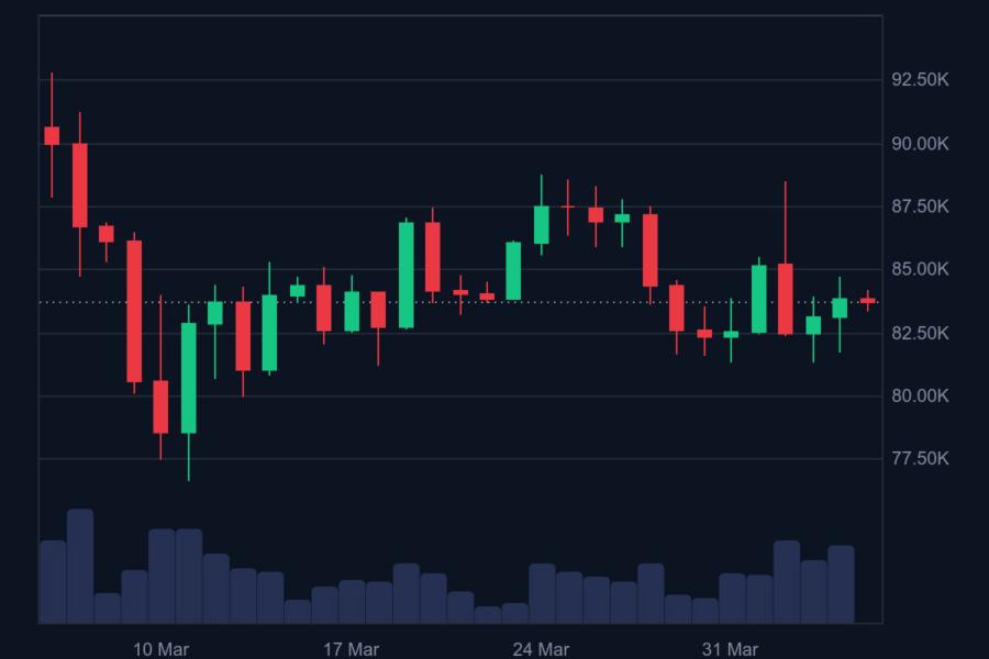 Bitcoin Precio Today Gráfico. Fuente: TradingView.com