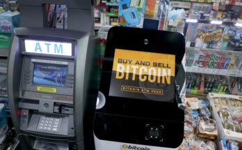 A bitcoin ATM