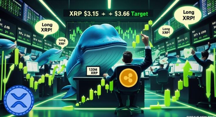 XRP Price Prediction: XRP Whales Position for $3.66 Retest as Ripple Price Breaks $3.15 Resistance