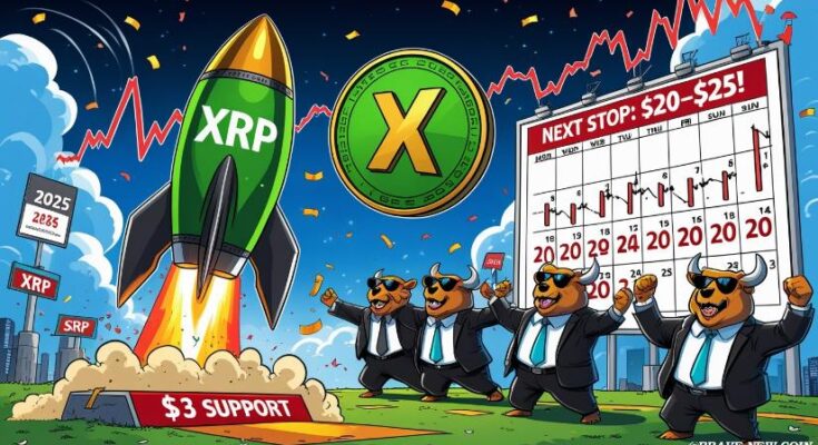XRP Price Prediction: XRP Gains Bullish Backing from Experts, $20–$25 Potential Hinges on ETF Approval