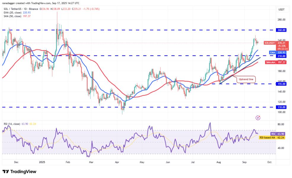 Dogecoin, Cryptotrrences, Reserva Federal, Bitcoin Price, XRP, recorte de criptomonedas, Cardano, Análisis de precios, cadena, Fondostrado, Mercado, Solana, Sal, Sal, Sui