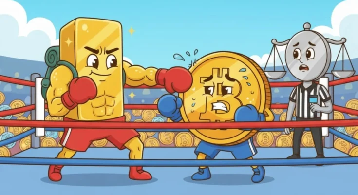 Gold is soaring as Bitcoin slumps, analysts and investors are weighing in on which one will lead the markets as we enter 2026.