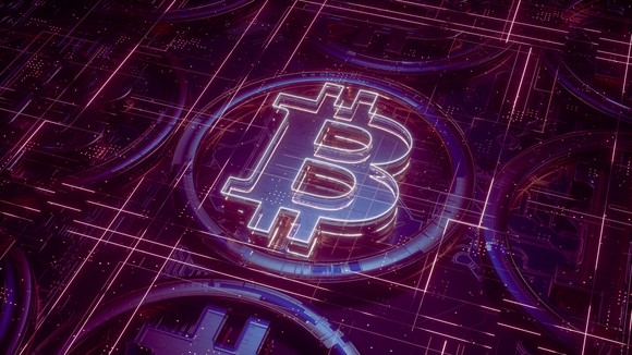Logotipo de Bitcoin.