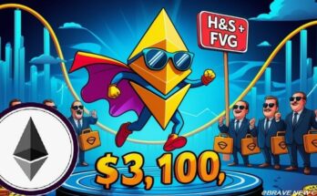 Ethereum Price Prediction: ETH Stabilizes Above $3,100 as H&S Pattern and FVG Zone Shape Market Outlook