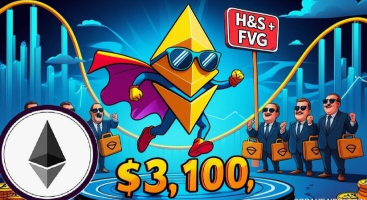 Ethereum Price Prediction: ETH Stabilizes Above $3,100 as H&S Pattern and FVG Zone Shape Market Outlook