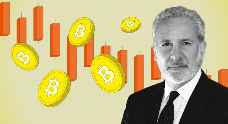 Peter Schiff warns that Bitcoin could crash before the U.S. dollar, citing surging gold and silver prices and looming economic risks.