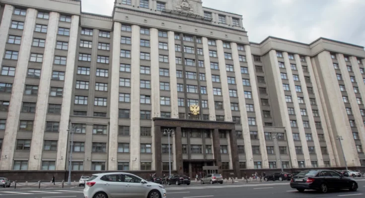 The lower house of parliament Russia.