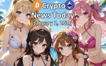 Crypto Market News Today, January 2: Bitcoin Price Closing $90K, Ethereum Blasts $3K as On-Chain Activity Hits Highs