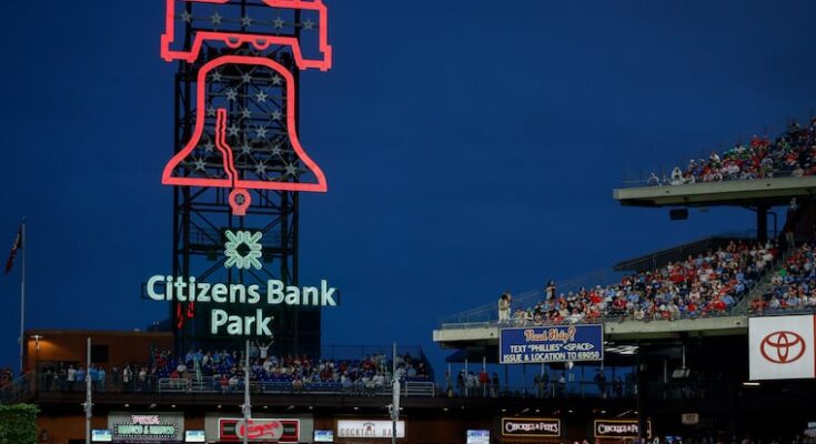 Citizens Bank Park in Philadelphia. Bruce Van Saun, boss at the Providence, R.I.-based bank, one of the dozen largest U.S. branch banking companies, says business borrowers and investors are making money for the company despite trade and inflation fears.