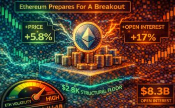 Ethereum Prepares For A Breakout: Price And Open Interest Signal Imminent Volatility