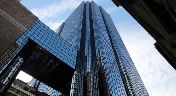 Leerink Partners' corporate office is at the top of the 53 State St. tower in downtown Boston.