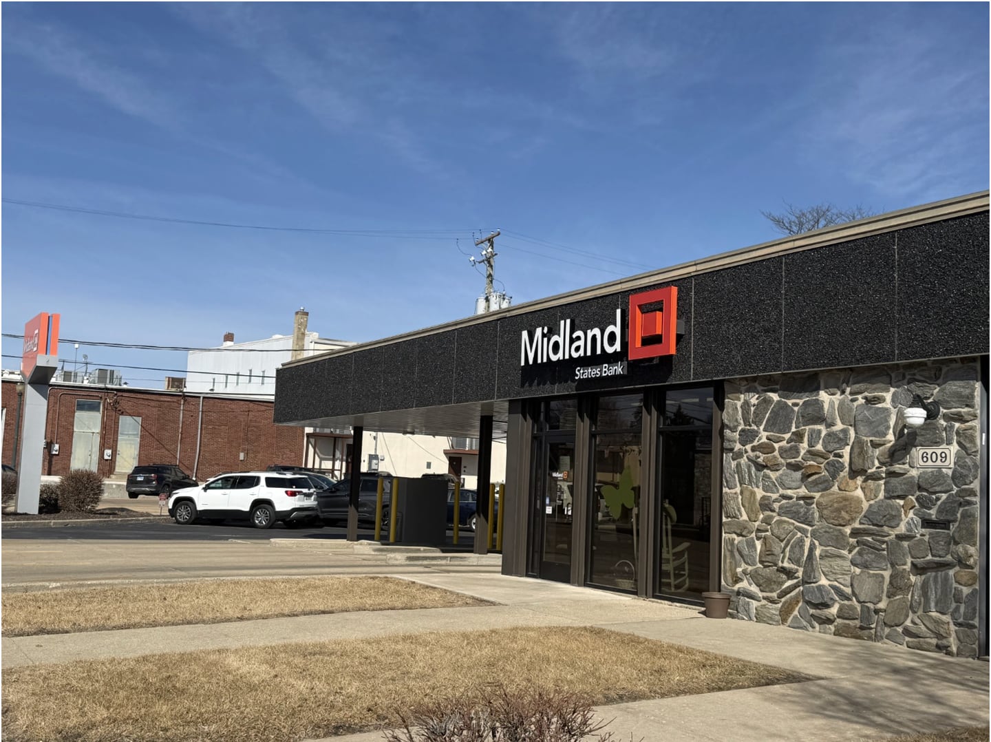 Banco Estatal Midland en Mendota.