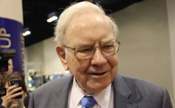 Warren Buffett at an event.
