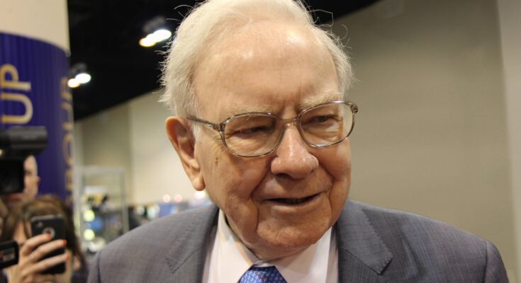 Warren Buffett at an event.