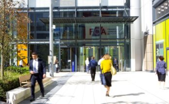 The front of the FCA office in London