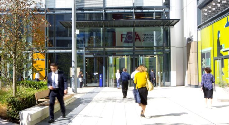 The front of the FCA office in London