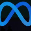 El logotipo de Meta se muestra en una pantalla de video en LlamaCon 2025, una conferencia de desarrolladores de IA, en Menlo Park, California, el 29 de abril de 2025.