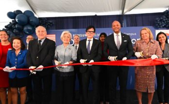 Governor Moore joins the ribbon-cutting ceremony for Samsung Biologics’ first U.S.-based manufacturing facility in Rockville
