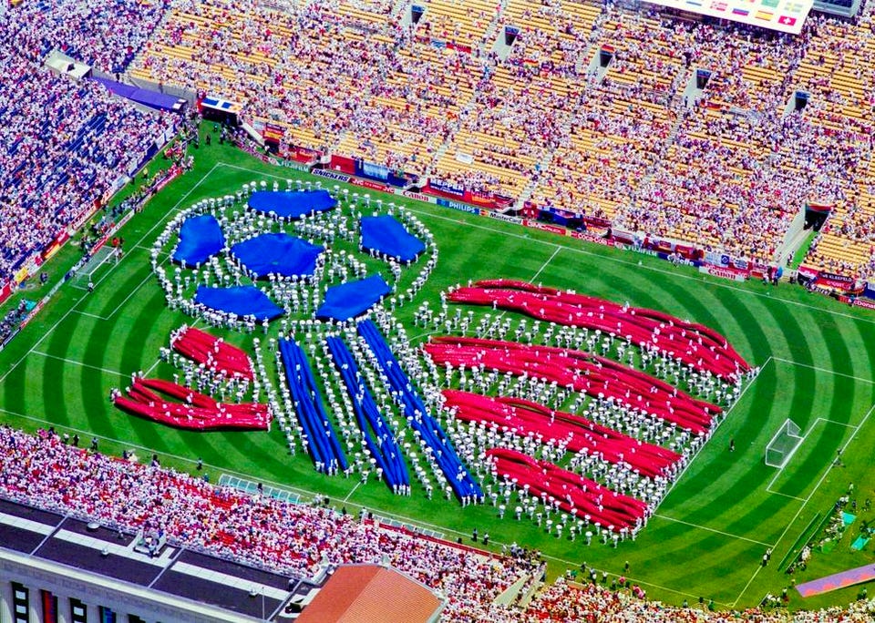 La ceremonia de inauguración de la Copa Mundial de la FIFA 1994